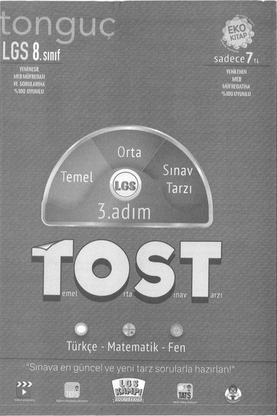 LGS TOST 3. ADIM TEMEL ORTA SINAV TARZI Fotokopinci -