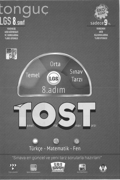 LGS TOST 8. ADIM TEMEL ORTA SINAV TARZI Fotokopinci -