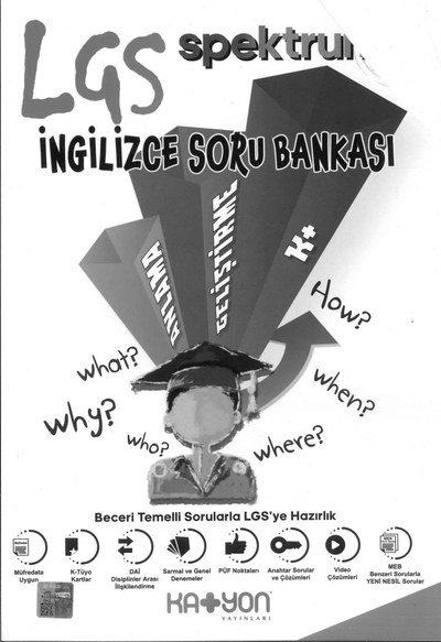 LGS İNGİLİZCE SORU BANKASI SPEKTRUM Fotokopinci -