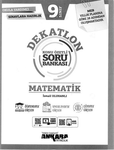 DEKATLON KONU ÖZETLİ SORU BANKASI MATEMATİK Fotokopinci -