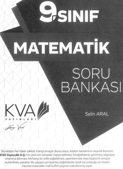 MATEMATİK SORU BANKASI Fotokopinci -