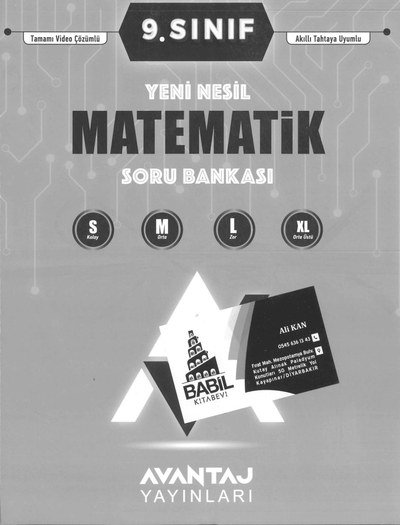 YENİ NESİL MATEMATİ KSORU BANKASI SMLXL Fotokopinci -