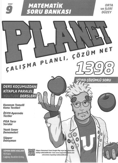 PALNET ÇALIŞMA PLANLI ÇÖZÜM NET 1398 SORU MATEMATİK SORU BANKASI Fotokopinci -