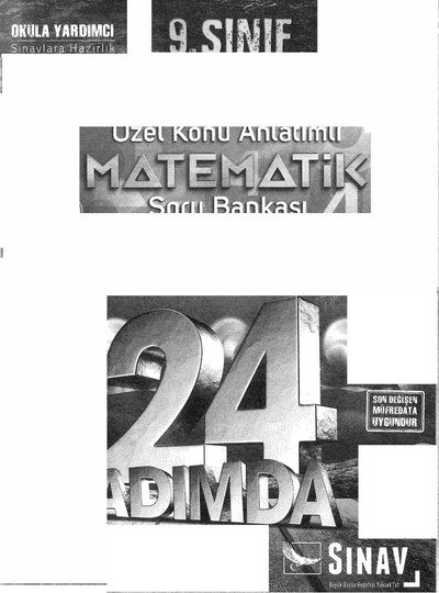 ÖZEL KONU ANLATIMLI MATEMATİK SORU BANKASI 24 ADIMDA Fotokopinci -