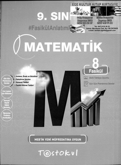 MATEMATİK 8 FASİKÜL Fotokopinci -