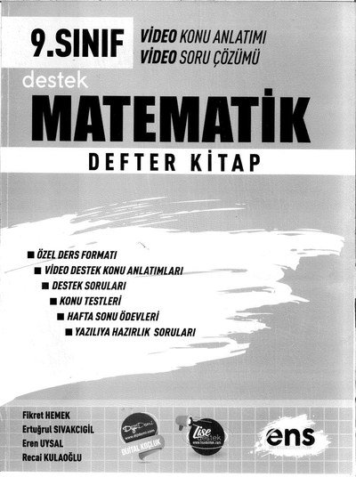 MATEMATİK DEFTER KİTAP KONU ANLATIMI Fotokopinci -