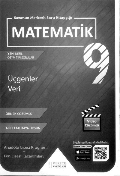 KAZANIM MERKEZLİ SORU KİTAPÇIĞI MATEMATİK ÜÇGENLER VERİ Fotokopinci -