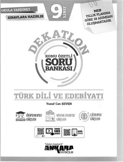 DEAKTLON KONU ÖZETLİ SORU BANKASI TÜRK DİLİ VE EDEBİYATI