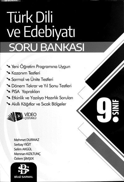 TÜRK DİLİ VE EDEBİYATI SORU BANKASI Fotokopinci -