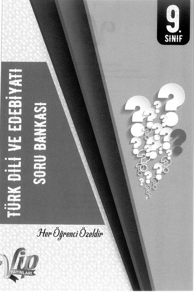TÜRK DİLİ VE EDEBİYATI SORU BANKASI Fotokopinci -