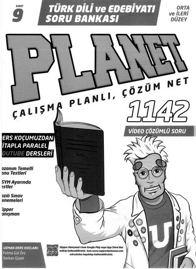 TÜRK DİLİ VE EDEBİYATI SORU BANKASI PLANET ÇALIŞMA PLANLI ÇÖZÜM NET