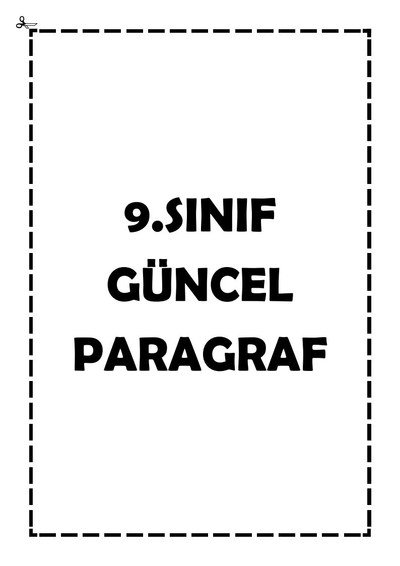 GÜNCEL PARAGRAF