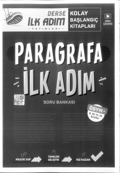 PARAGRAFA İLK ADIM SORU BANKASI Fotokopinci -