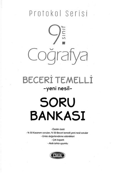 COĞRAFYA BECERİ TEMELLİ YENİ NESİL SORU BANKASI