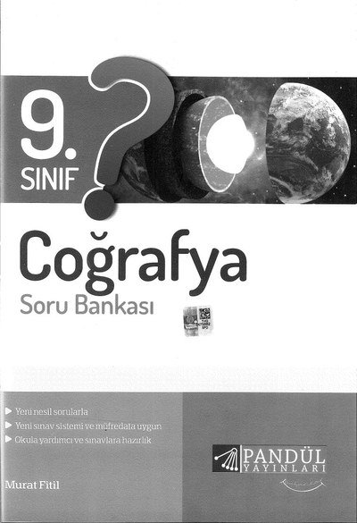 COĞRAFYA SORU BANKASI YENİ NESİL SORULAR Fotokopinci -