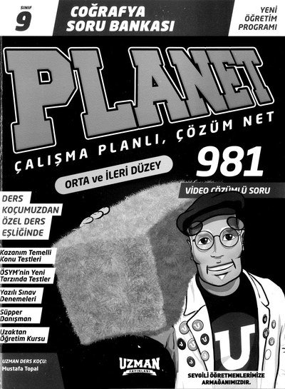 COĞRAFYA SORU BANKASI PLANET ÇALIŞMA PLANLI ÇÖZÜM NET 981 SORU Fotokopinci -