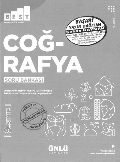 COĞRAFYA SORU BANKASI BEST Fotokopinci -