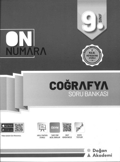 ON NUMARA COĞRAFYA SORU BANKASI Fotokopinci -
