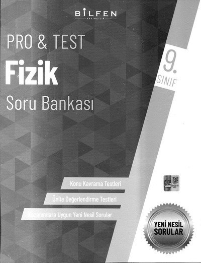 PRO & TEST FİZİK SORU BANKASI YENİ NESİL SORULAR Fotokopinci -