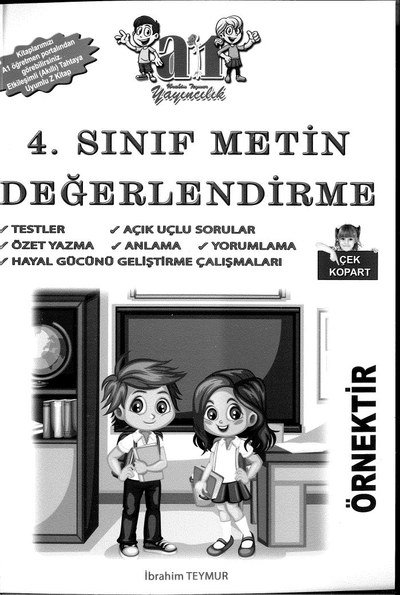 METİN DEĞERLENDİRME Fotokopinci -