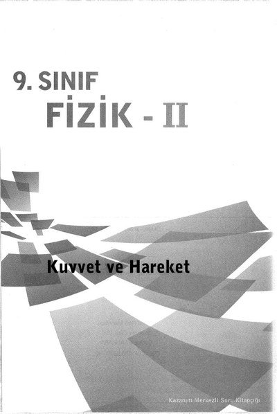 FİZİK 2 KUVVET VE HAREKET Fotokopinci -