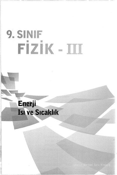 FİZİK 3 ENERJİ ISI VE SICAKLIK Fotokopinci -