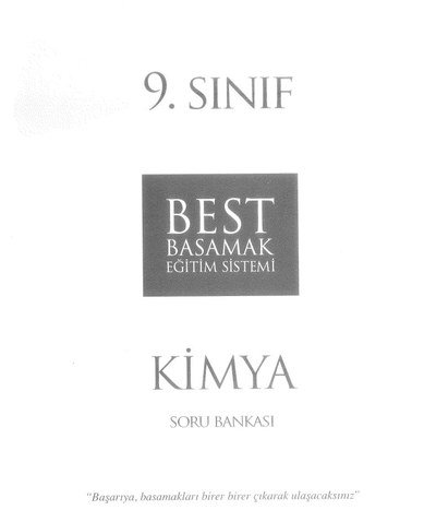 KİMYA SORU BANKASI Fotokopinci -