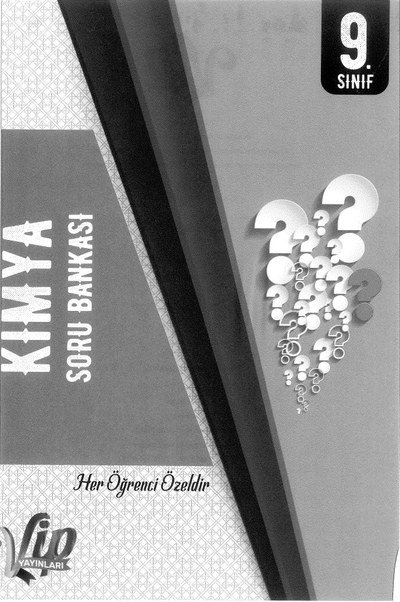 KİMYA SORU BANKASI Fotokopinci -