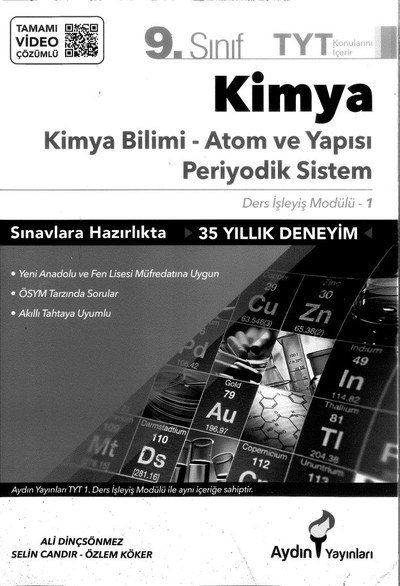 KİMYA BİLİMİ ATOM VE YAPISI PERİYODİK SİSTEM Fotokopinci -