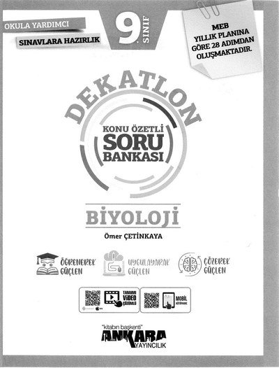 DEKATLON KONU ÖZETLİ SORU BANKASI BİYOLOJİ