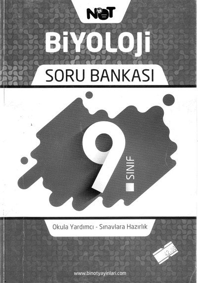 BİYOLOJİ SORU BANKASI Fotokopinci -