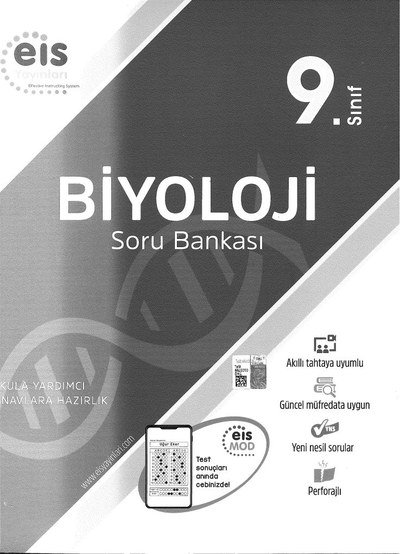 BİYOLOJİ SORU BANKASI