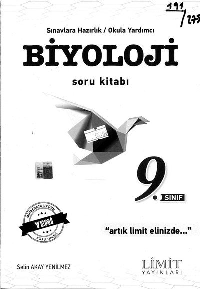 BİYOLOJİ SORU KİTABI SINAVLARA HAZIRLIK Fotokopinci -