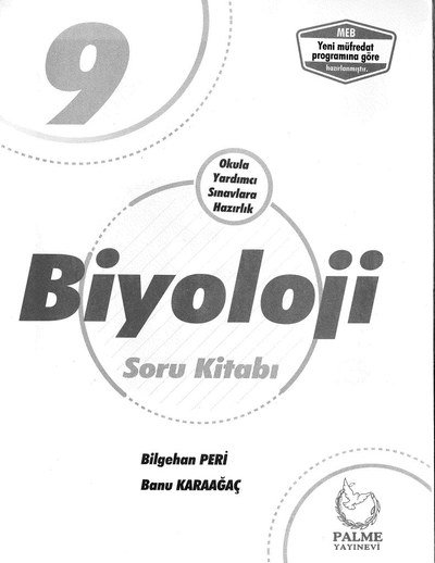 BİYOLOJİ SORU KİTABI SINAVLARA HAZIRLIK Fotokopinci -