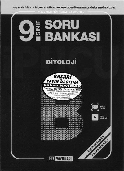 SORU BANKASI BİYOLOJİ Fotokopinci -