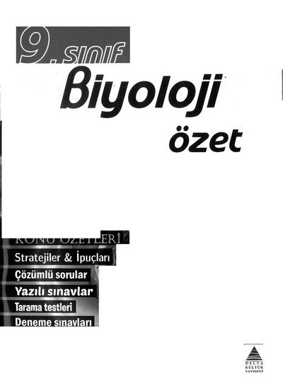 BİYOLOJİ ÖZET KONU ÖZETLERİ Fotokopinci -