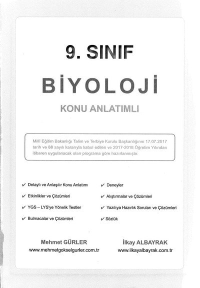 BİYOLOJİ KONU ANLATIMLI