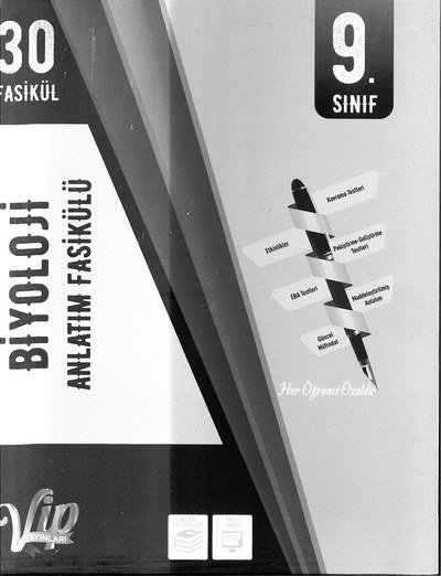 30 FASİKÜL BİYOLOJİ ANLATIM FASİKÜLÜ Fotokopinci -
