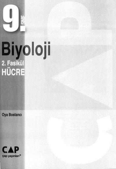 BİYOLOJİ 2. FASİKÜL HÜCRE YAPISI Fotokopinci -