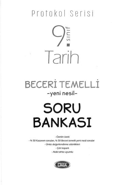 TARİH BECERİ TEMELLİ YENİ NESİL SORU BANKASI Fotokopinci -