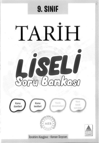 TARİH LİSELİ SORU ABNKASI KONU ÖZETLERİ KONU TESTLERİ Fotokopinci -