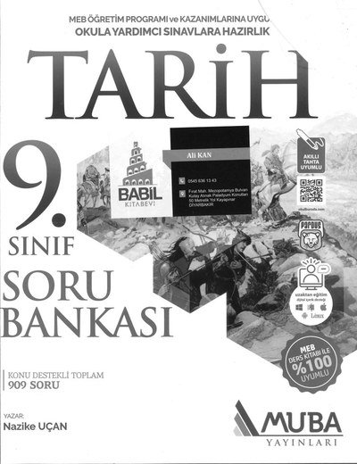 TARİH SORU BANKASI 909 SORU KONU DESTEKLİ Fotokopinci -