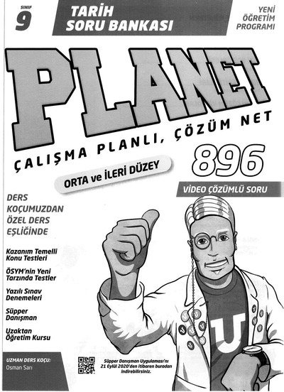 TARİH SORU BANKASI PLANET ÇALIŞMA PLANLI ÇÖZÜM NET Fotokopinci -