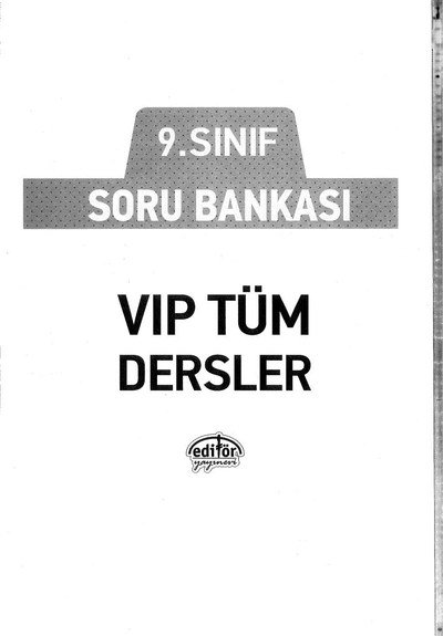 SORU BANKASI VİP TÜM DERSLER