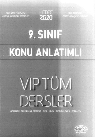 KONU ANLATIMLI VIP TÜM DERSLER