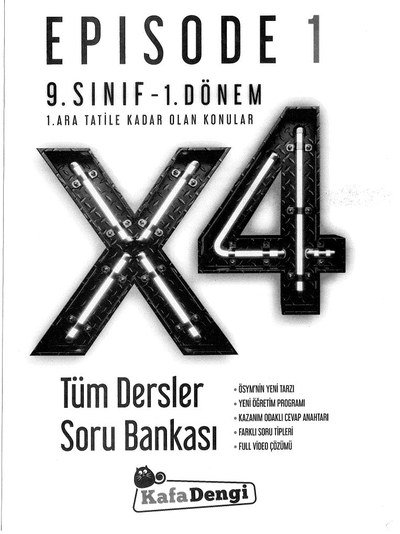 EPISODE 1 X4 TÜM DERSLER SORU BANKASI Fotokopinci -