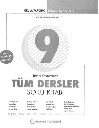 TEMEL KAVRAMLARLA TÜM DERSLER SORU KİTABI Fotokopinci -
