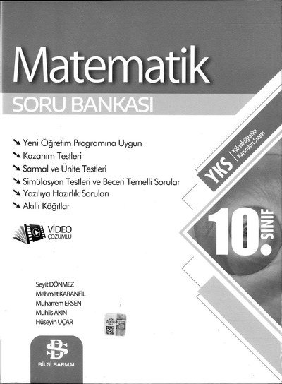 MATEMATİK SORU BANKASI Fotokopinci -