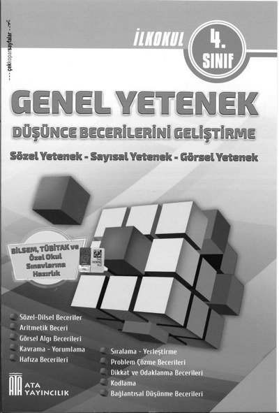 GENEL YETENEK DÜŞÜNCE BECERİLERİNİ GELİŞTİRME Fotokopinci -