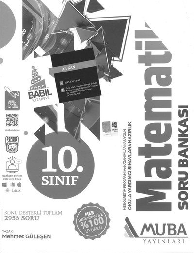 MATEMATİK SORU BANKASI 2956 SORU Fotokopinci -